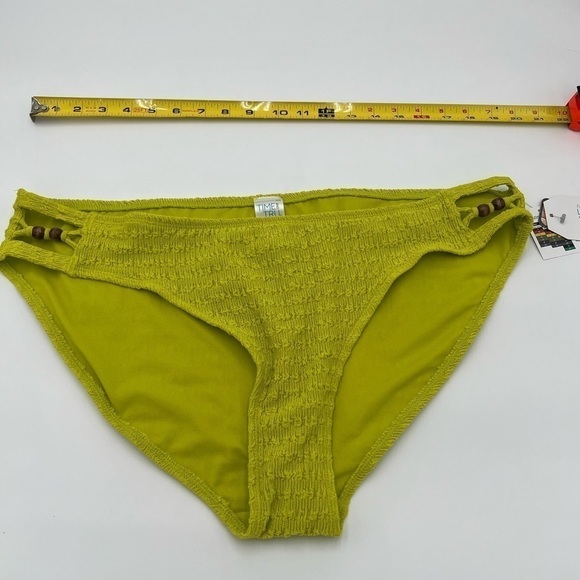 Time and Tru Lime Green Bikini Bottoms XL NWT - Picture 3 of 8